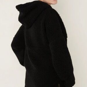 PINK VS Fleece Hoodie in Black